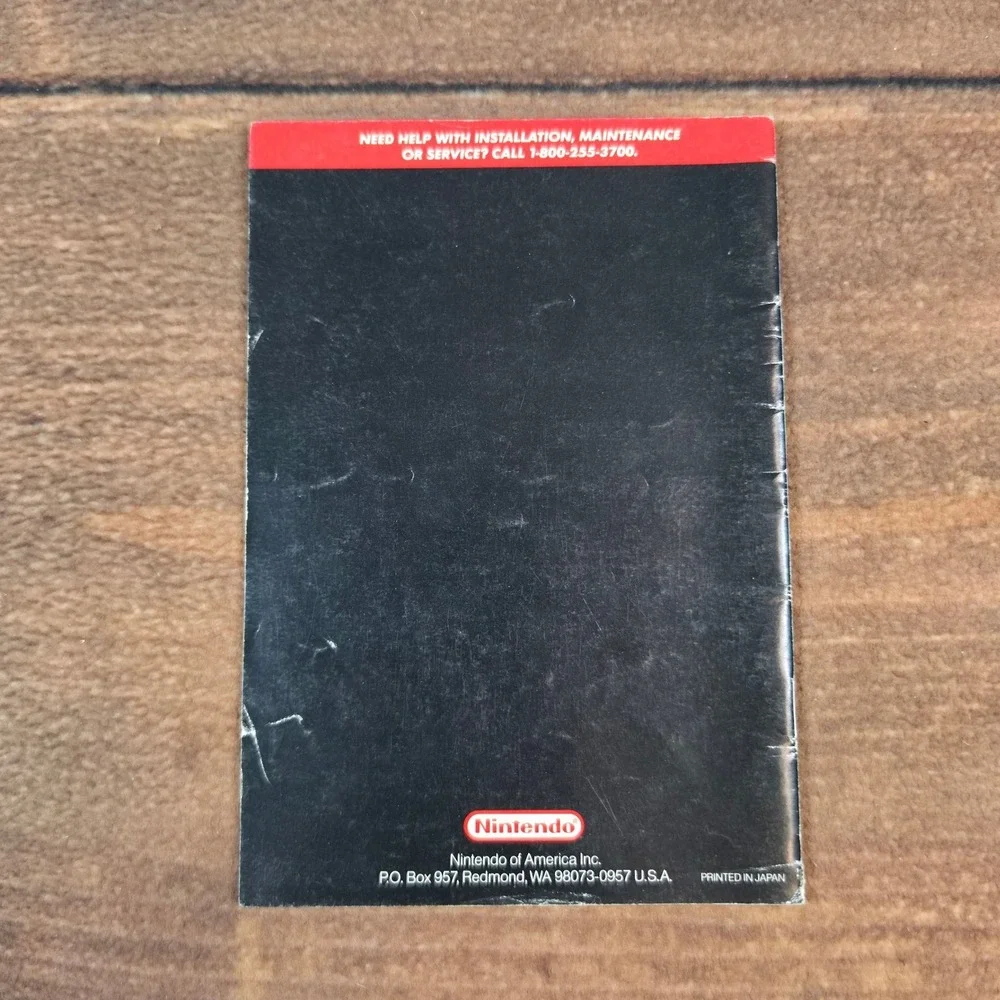 Nintendo Super Mario Kart Instruction Booklet SNES Black Good Vintage Manual